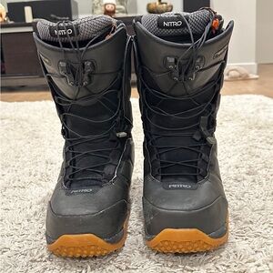 Nitro Team TLS - Men's Black Snowboard Boots